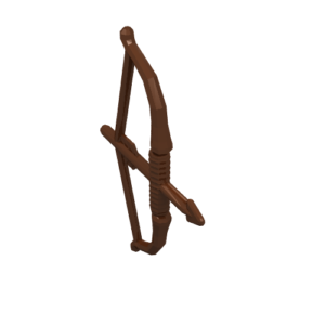 93231 - Minifigure, Weapon Bow, Recurve with Round Limbs, Arrow Drawn
