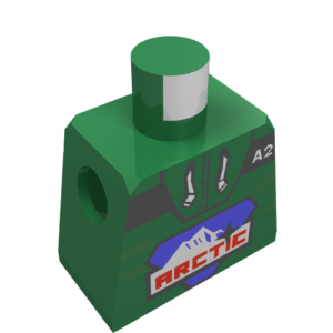 973p7b - Torso Arctic Logo Large and 'A2' Pattern