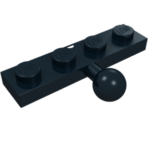 3184 - Plate, Modified 1 x 4 with Tow Ball