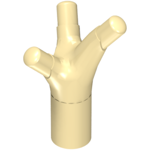 68211 - Plant Flower Stem with Bar and 3 Stems Short