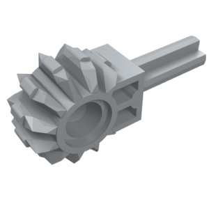 24014 - Technic, Arm with Gear 8 Tooth and 1.5L Axle