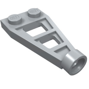 4596 - Plate, Modified 1 x 2 with Long Stud Holder (Space Wing)