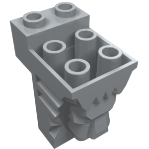 30274 - Brick, Modified 2 x 3 x 3 with Cutout and Lion Head - 6 Hollow Studs