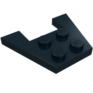 4859 - Wedge, Plate 3 x 4 without Stud Notches