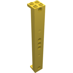 91176 - Support 2 x 2 x 13 with 5 Pin Holes