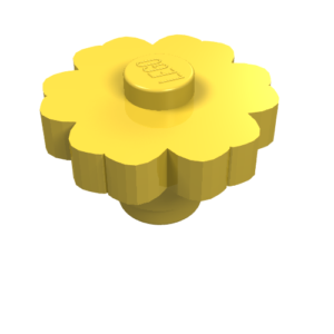 98262 - Plant Flower 2 x 2 Rounded - Solid Stud