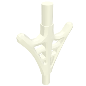 36083f - Minifigure, Weapon Web Effect, Two Branches, Bars on Each End