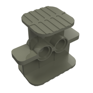 41752 - Rubber Band / Belt Holder 2 x 4 x 2 1/3