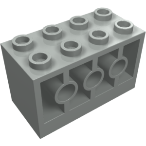 6061 - Brick, Modified 2 x 4 x 2 with Holes on Sides