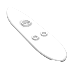 6075 - Minifigure, Utensil Surfboard Long